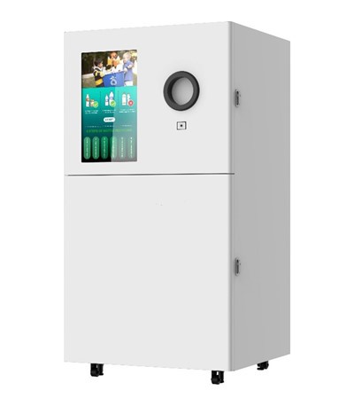 Műanyag palack újrahasznosítás fordított automata