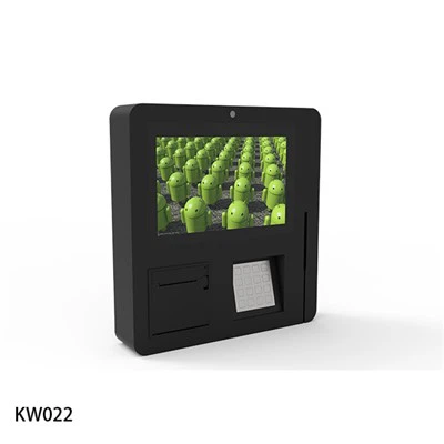 Falra szerelt kioszk a hatékony kiszolgálás érdekében